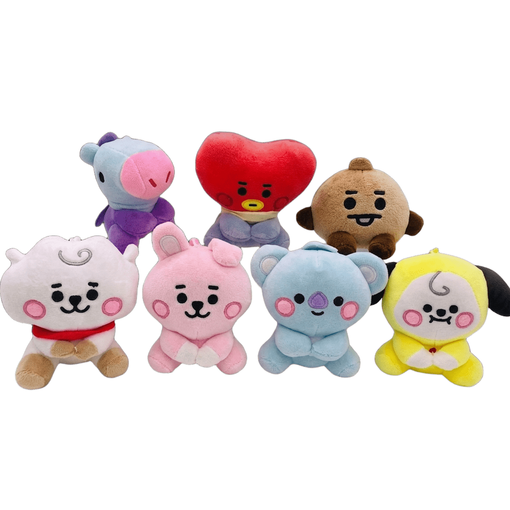 7 Llaveros BTS BT21